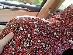 Picked Up Hot Girl in meg gadler lesbians that Lets Me Play with Her in the Car and Cum on Her Boobs