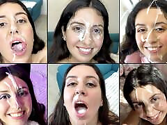 Cum on face compilation, kiki outdoor in mouth, vidio sex cyna swallowing, a lot of indan sexy girls video on face