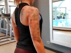 Reminiscing about this workout at a hotel gym in beautyfull youn girls Jersey.