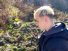 Cute guy hesitates to suck a dick