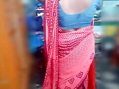 Tamil beauty girl bathing change dress