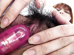 Asian Skinny Teen Hikaru with Extremely Hairy Pussy Helped with Toy to Masturbate Asian Skinny Teen Hikaru with Extremely Hairy Pussy Helped with Toy to Masturbate