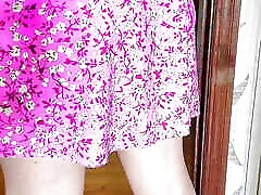 Hot Blonde BBW Shemale Big Bubble Butt Big Ass Booty Ladyboy Sissy Femboy Crossdresser Kitty