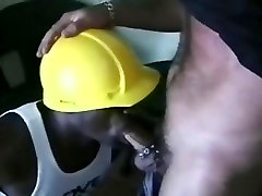 Black worker suck & fuck Black worker suck & fuck