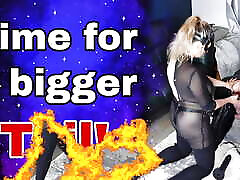 Training Zero Anal Butt Plug - Time for a Bigger Tail! Fisting Bondage Prostate Dildo BDSM Real Homemade Female Domination Milf
