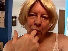 Naughty Gigi drinks her enema water Naughty Gigi drinks her enema water