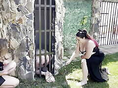 Hand tawsing and bastinado with fiber cane