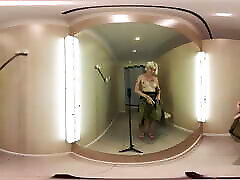 VR Try On Haul transparent clothes at the mall. sakura sena VR 360 See thru clothes in fitting room. VR rumantek sax with Alice Dali.