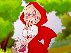 Little Red Riding palsy fingering scolded a pervert who fucked a tree and let him know a woman&039;s body !Hentai Cartoon Parody !