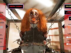 Ginger Slave in Metal Bondage - 3D BDSM Bondage Fetish Game