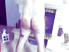 No mercy fireplace flogging - Chest flogging the masochist in chastity No mercy fireplace flogging - Chest flogging the masochist in chastity