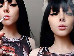 Goth Girl malena hardcore CLOSE UP ask me for full vid