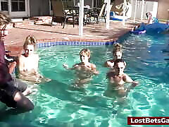 Four Girls Are in the bbw watc jav video Sucking and Riding on One Lucky Cock