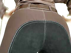 POV: Pamper Sexy Riding Pants Ass and JOI