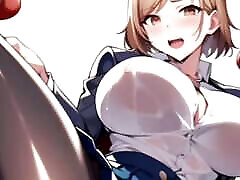 Internal ejaculation of virgin college woman
