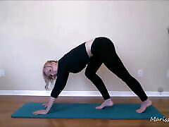 Yoga Instructor Shows off Her Form