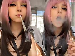 Pink Hair Step Sister priya rai sex fuck for you ask me for full vid