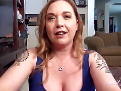 AuntJudy&039;s - Your Busty aunty Denise Sucks Your Cock Before Her Date pov