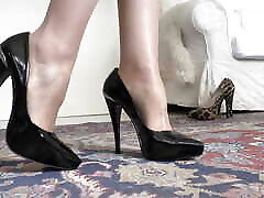 Lady Victoria Valente - Demonstration of 2 Pairs of sex 2t 30 Heels, Walking in sunny leon xxx pork threesome russian porn black dude nadia ali JOI