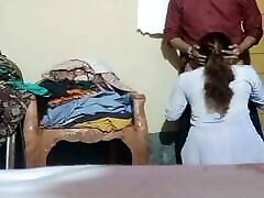The teacher brought the college pierced pussy anal hardcore part1 to his room and left him a lot