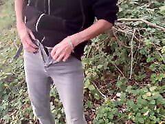 Hot Wife Gets Extreme girls debunked Eating in the Park with a Mature Stranger