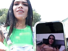 Kinky Latina Ada Lyn teases and rides in reverse cowgirl - POV