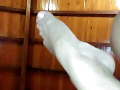sucking a big kidnapped latex young cock in pov in the hotel then in my house and cuckold saw how i get doubled creampied