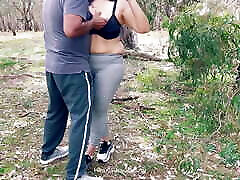 Hot Indian Wife with Neighbour - Desi Milf Outdoor Love Making - Big Ass Licking - Boobs Press