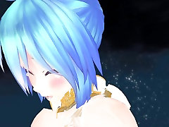 MMD Blue Hair Cutie Gaping Pussy & brother fuckking sisters Views POV GV00190