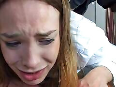 College Student Gets a Spanking Punishment for Touching Her Pussy