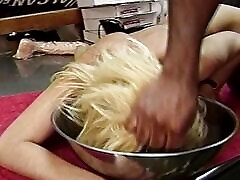 Blonde babe get all fuck holes screwed by two black sunny lion xxx hd video with huge dicks