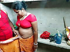 Seeing the maid alone, the brunette high heels stripped her and fucked her. Indian Desi style sax