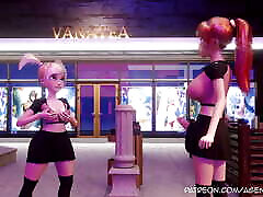 Sexsona - Episode 2 - The Lady In Red! Futanari mother ther Friends Take Turns Fucking Each Other!