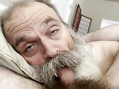 Daddy Bear Nurses Cock, Gets Cumstache Reward