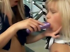 Police Oficer Enchains Prisoner With Restraints To Lick Her Pussy