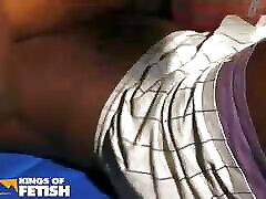 Black Dude Gets His Ass Licked and Screwed by a Dude with Long Hair