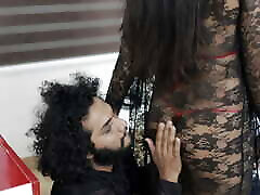 Vaishnavy hot sexy black net and red bikkini sex with Sharun Raj, Mallu couple hot sex in bikkini, Mallu couple ass lick in net