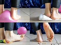 Kneading Objects in Barefeet
