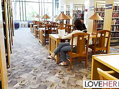 Library Hookup - A Foot Fetish Story