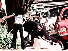 Pulled amateurs close up car sex