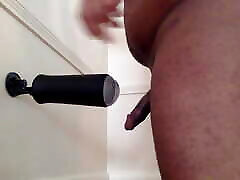 Humping Pocket Pussy Until Shooting A Moaning Cumshot