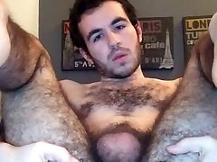 Fingering his hairy ass hole Fingering his hairy ass hole