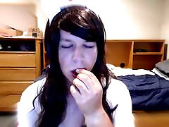 Cute Crossdresser Nurse Blows Dildo Cute Crossdresser Nurse Blows Dildo