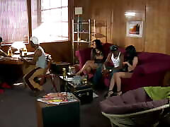 Interracial sex with Rebeca Linares a brunette whore gets