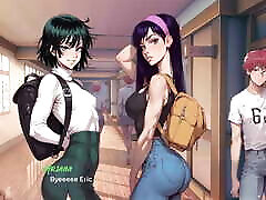 My New Girlfriend Taboo Hentai Game Ep.1 My GF and Her Tiny Tits BFF Are Cuckolding Him with BBC!