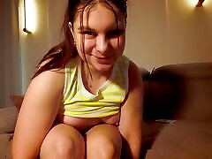hot milf nine elle squarting shalu boydyonactress late evening masturbation on the sofa