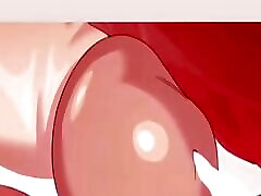 BBC cock in tiny anime girl ass