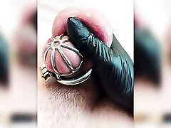 negato un vero orgasmo!! viagra in castità-slave sfida mani libere sperma