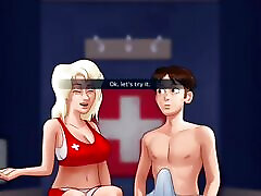 Summertime saga doctor treatment and cumshot