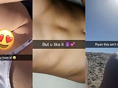 18 anno vecchio cheats su lei fidanzato su snapchat e prende caldo cagnetto stile